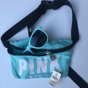 PINK Sunglasses & Fanny Pack Set